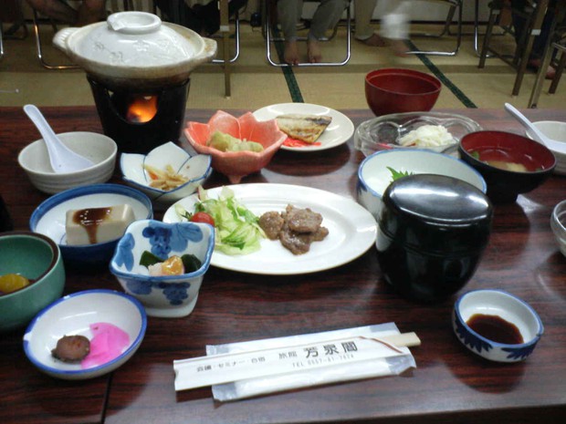 Table of Japanese food