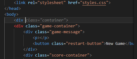 A screenshot of the Windsurf IDE showing an unfinished autocomplete of an html
div tag